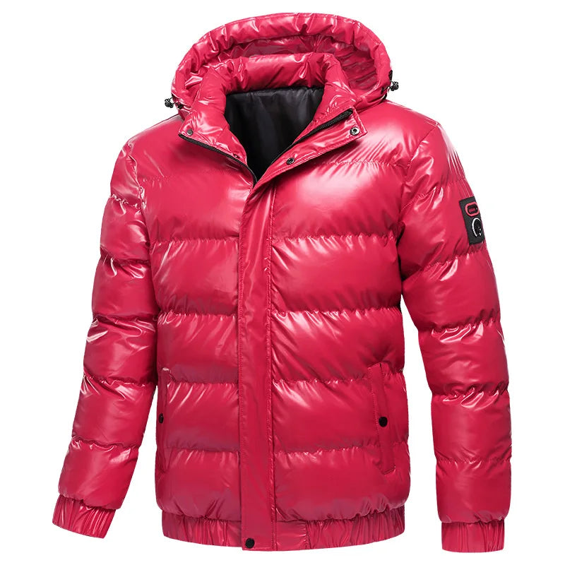 Winter Men'S Jackets Fashion Men Cotton Warm Parkas down Hoodies Coats Casual Outdwear Thermal Jackets Mens Clothing