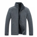Winter Mens Softshell Fleece Jackets Casual Men Thick Warm Sweatshirt Man Thermal Solid Color Hoodies Coats Clothing 7XL