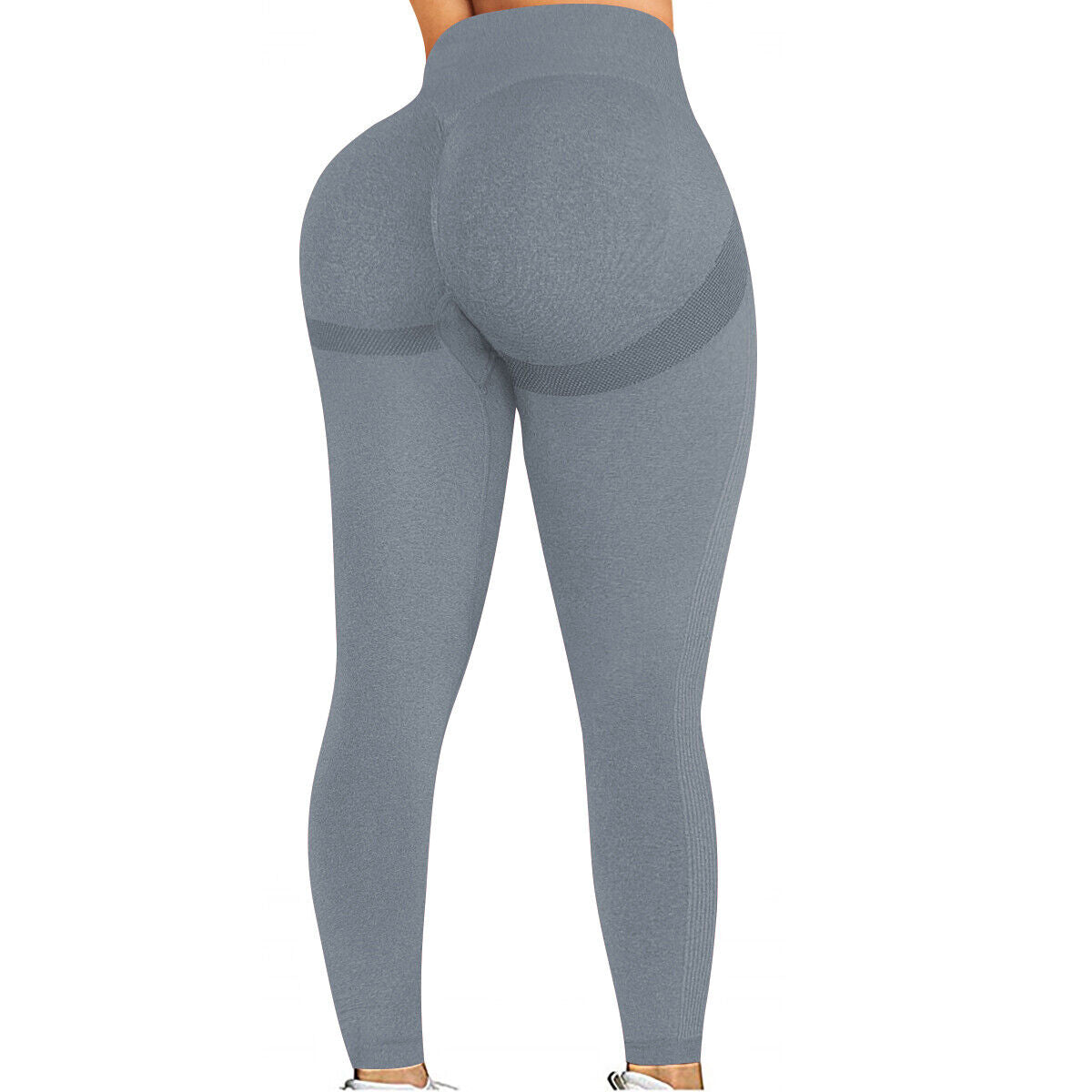 Women Comfort Long Sleeve Crop Top Yoga Suit Gym Leggings Pants Gym Workout Set