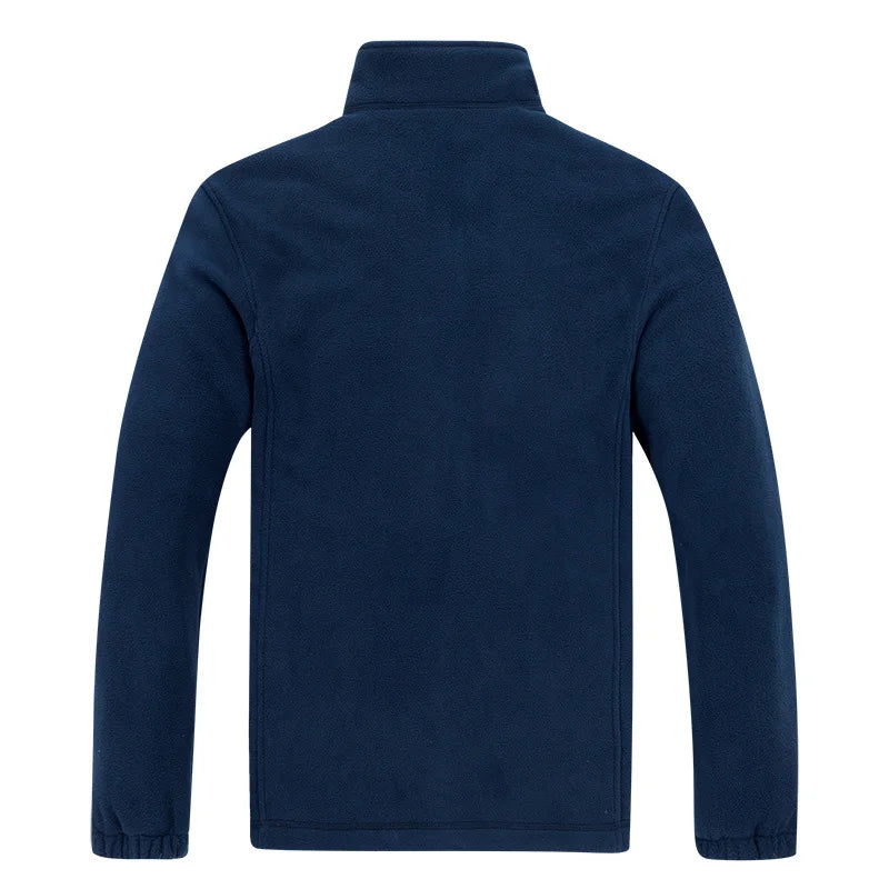Winter Mens Softshell Fleece Jackets Casual Men Thick Warm Sweatshirt Man Thermal Solid Color Hoodies Coats Clothing 7XL